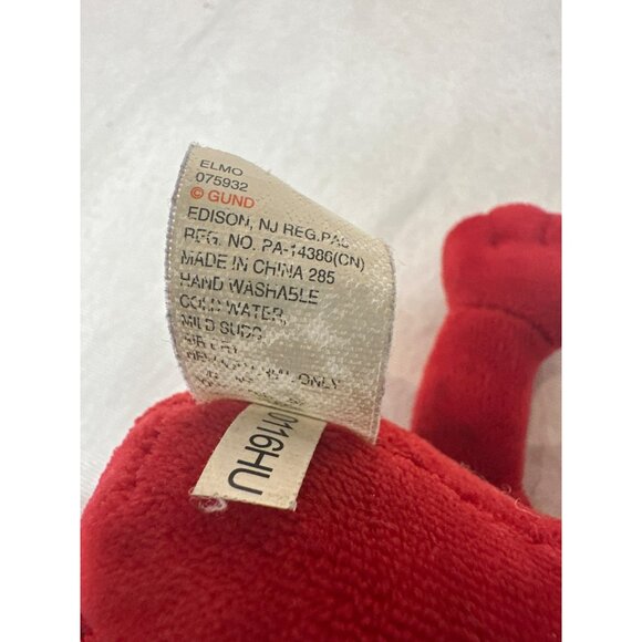 Gund Sesame Street Elmo Plush Toy 6" Red Soft Stuffed Animal Toy - Picture 3 of 6